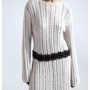 H&M Ladder Stitch Knit Dress size large